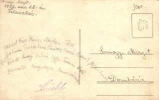 1927 Leánycserkész avatás Dombóváron, csoportkép / girl scouts, photo