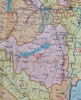 1901 Magyarország térképe a folyók vízgyűjtő területének, vízmércéinek és a csapadékmérő állomásokna...