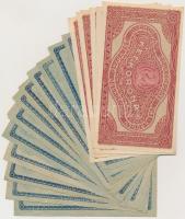 1920. 1K (13x) + 2K (6x) közte 5db sorszámkövető és 1db közeli sorszám T:III,I-