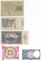 Vegyes 12db-os papírpénz tétel, közte Szocialista Szövetségi Szovjet Köztársaság 1918. 250R, 1919. (...
