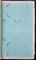 Nagy alakú képeslapalbum 50 lappal, külsején kisebb szakadásokkal, összesen 400 férőhellyel / big si...