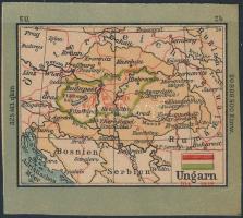 1919 Magyarország régi térképrészlet