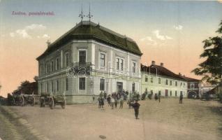 Zsolna, Zilina; posahivatal, Hertzka Adolf üzlete / post office, shop