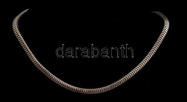 Ezüst(Ag) kígyós karlánc, jelzett, h: 19,5 cm, nettó: 7 g
