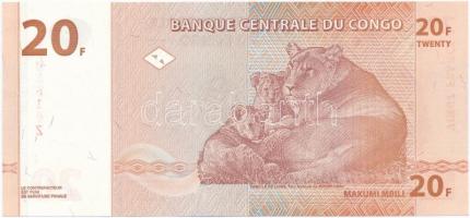 Kongói Demokratikus Köztársaság 1997. 20F T:I
Congo Democratic Republic 1997. 20 Francs C:UNC
Krau...
