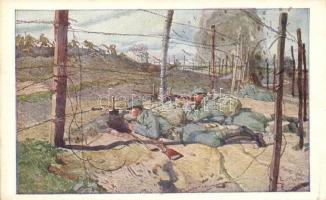 Aus dem goldenen Buche der Armee Serie V. Rotes Kreuz Postkarte Nr. 514. / K.u.K. military art postcard s: L. M.