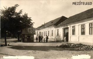 1941 Mezőtelegd, Tileagd; utca, üzlet / shop, street, photo