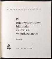 IV. Miedzynarodowe biennale exlibrisu wspólczesnego. Katalog. (IV. Nemzetközi Ex libris Biennale.) M...
