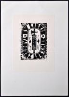 Tadeusz Leszner: 15 Ex Librisow Bronislaw Józefa Tomeckiego. (Bronislaw J Tomecki (1905-1994)15 Ex l...