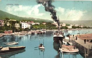 Abbazia, Hafen / port (ázott / wet damage)