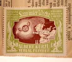 1924 A Magyar Levélbélyeg c. folyóirat L. V. Hesshaimer levélzáróval RR!