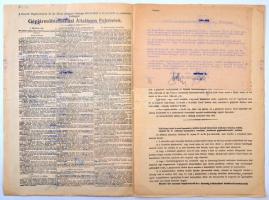 Budapest 1947. "Fonciére Általános Biztosító-Intézet" Gépkocsi biztosítási kötvénye, Autób...