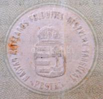 Budapest / Pest 1875. "Magyar Általános Földhitel-Részvény-Társulat" 6%-os záloglevele 100...