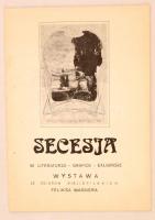 Secesja w literaturze, grafice, exlibrisie ze zbiorów Bibliofilskich Feliksa Wagnera. Poznan, 1983, Klub Międzynarodowej Książki i Prasy, Biuro Wystaw Artystycznych. Kiadói tűzött papírkötés. Lengyel nyelven. Szecessziós ex libris-szek Feliks Wagner gyűjteményéből. / Art Nouveau bookplates from the collection of Feliks Wagner, paperbinding, in polish language.