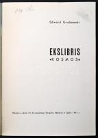 Edward Grabowski (1904-1966): Ekslibris Kosmos. Lipsk (Leipzig), 1961, VII. Europejskiego Kongresu E...