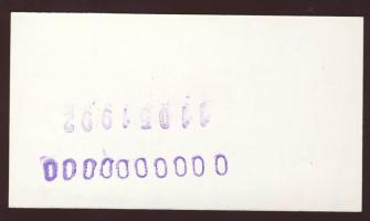 Jugoszlávia/Bosznia 1992. Novcani bon "000"-ás minta T:I