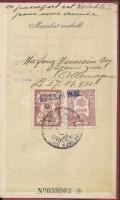1932 Fényképes török diplomata útlevél sok érdekes bejegyzéssel / Turkish diplomat's passport