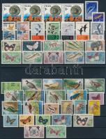 Animals 52 stamps, Állat motívum 52 db bélyeg 3 stecklapon