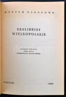 Ex librisekről szóló katalógusok, 2 db, lengyel nyelven, sok érdekes adattal, és illusztrációkkal. K...