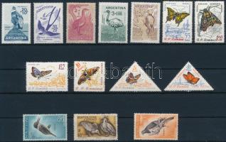 Birds and butterflies 14 stamps Madár és lepke motívum 14 db bélyeg