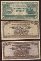 Japán megszállás klf ázsiai országokban 1942-44. 16db klf T:I (14x),I- (2x)