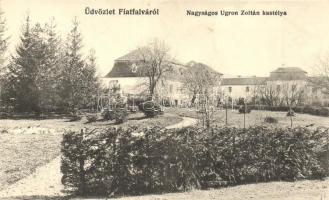 Fiatfalva, Filias; Nagyságos Ugron Zoltán kastélya, kiadja Ferenczy Lukács / castle