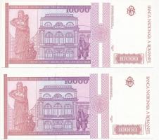 Románia 1993. 5000L (2x) + 1994. 10.000L (4x) sorszámkövetők + 1998. 1000L (2x) sorszámkövetők T:I,I...