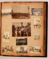 1914-1915 Tartalmas I. világháborús frontnapló. Rendkívül változatos és gazdag képanyaggal a balkáni...