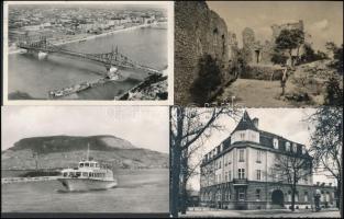 85 db MODERN magyar városképes lap az 50-es évektől / 85 modern Hungarian town-view postcards from the 50s