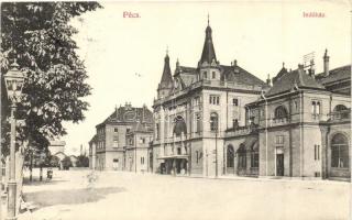 Pécs, indóház, vasútállomás