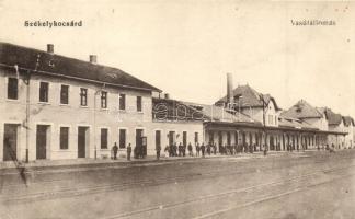 Székelykocsárd, Lunca Muresului; vasútállomás / railway station (EK)