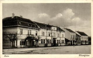 Szenc, Szempcz, Senec; Községháza, gyógyszertár / town hall, pharmacy (EK)