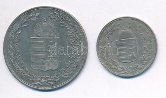 DN "Egész napi munka" + "Fél napi munka" fém elszámolási bárcák T:2,2- k