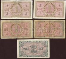NSZK 1948. 1DM (4x) T:II/III (2x),III (2x) + 2DM T:II/III+ R!