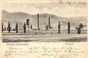 Rózsahegy, Ruzomberok; papírgyár / paper factory (ázott sarok / wet corner)