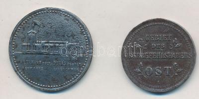 Ausztria / Mühling tiszti hadifogolytábor 1915. 100h Fe + Keleti Főparancsnokság 1916A 2k Fe T:2,2-
...