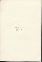 Takács Dezső (1933-): Lány portré. Nyomat, papír, jelzett, 8×5 cm