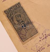 1920 Resica(bánya), A resicai vasgyár és gépgyár román nyelvű igazolása magyar munkás részére, okmán...