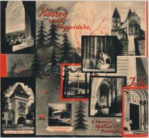 cca 1920-30 Szombathely és szubalpin környéke, papír, Budapest, Tolna-nyomda, sok képpel (köztük szá...