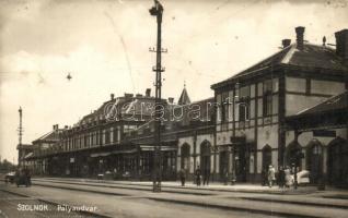 1940 Szolnok, Vasútállomás, étterem, photo (Rb)