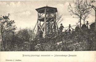 Budapest XII. János-hegy, Pozsony-jánoshegyi messzelátó, kiadja Schwarz J.