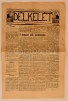 1930 Sepsiszentgyörgy, A Délkelet - politikai és társadalmi hetilap II. évfolyamának 49. száma, 4p