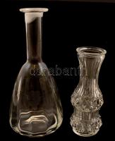 Kiöntő és kis váza, hibátlanok, m:12 és 17,5 cm