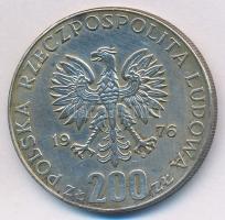 Lengyelország 1976. 200Zl Ag "XXI. Olimpia" T:2 kis patina 
Poland 1976. 200 Zlotych Ag &...