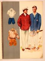 1957 The Fashionable Gentleman, férfidivatot bemutató magazin, 16p