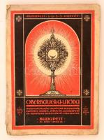 1935 Oberbauer A. Utóda Templomberendező Vállalatának képes árjegyzéke, kegytárgyakról, miseruhákról, zászlókról, stb., 160p