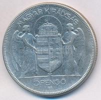 1930. 5P Ag "Horthy jobbra" T:3
Adamo P8