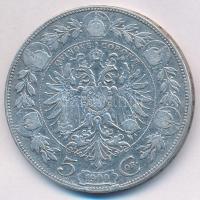 Ausztria 1900. 5K Ag "Ferenc József" T:2-,3 
Austria 1900. 5 Corona Ag "Franz Joseph...