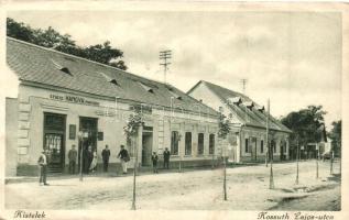 Kistelek, Kossuth Lajos utca, Hangya szövetkezet  (ázott / wet damage)