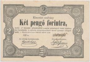 1849. 2Ft Kossuth Bankó T:II,II- Adamo G108